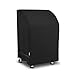 SunPatio 2 Burner Gas Grill Cover 32 inch, Heavy Duty Waterproof Small Square BBQ Grilling Cover, Fits Weber Char-Broil Nexgrill and More Grills with Collapsed Side Tables, Durable FadeStop Material