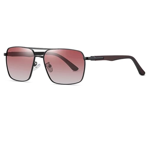 Lunettes de soleil UV400 femme monture métallique contre l'éblouissement conduite