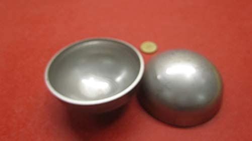 304 Stainless Steel Half Hemisphere Ball 4.00 Diameter x 2.00 Height x .120 Wall 2 pcs