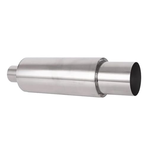 Tuyaux d'échappement voiture 63mm avec silencieux arrière anti-corrosion