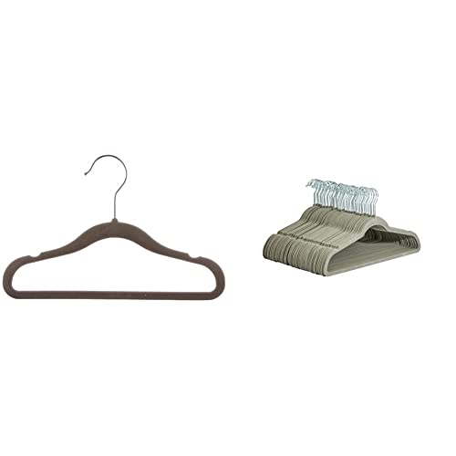 Perchas Infantiles Terciopelo Gris Marca Amazon Basics