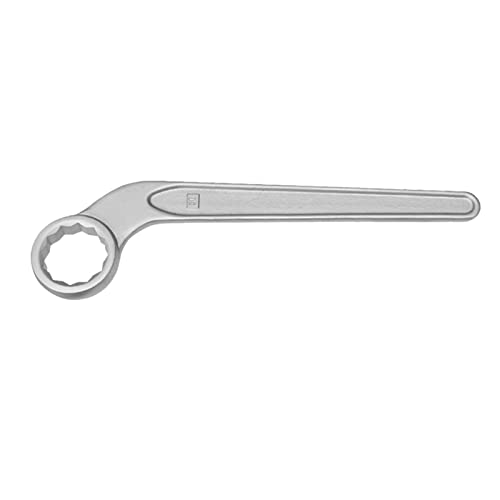 WEDO Stainless Single Bent Box Wrench 57 Degree,Corrosion Resistant,Rust Proof,Durable,Environmental friendly,34 * 307mm