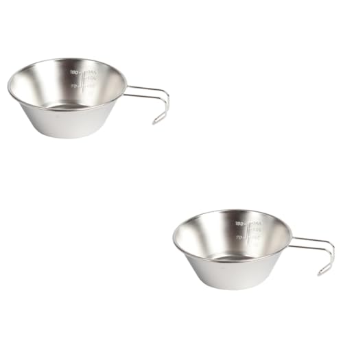 Hemoton Multi Function Water Cup Durable Camping Supply for Outdoor Activities Lightweight Picnic Bowl with Comfortable Grip for Camping Backpacking and Picnics