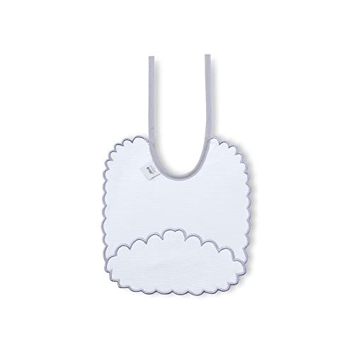 Set van 2 wolken slabbetjes in roze en grijs - Afbeelding 4