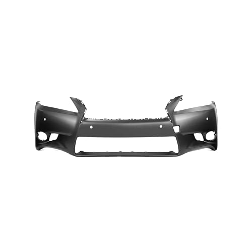 Image of FitParts Compatible with Lexus GS350 /GS450h 2013-2015 Front Bumper Cover | Primed, With Parking Sensor Holes, Sedan, Ready to Paint, OEM 521193A916, LX1000229