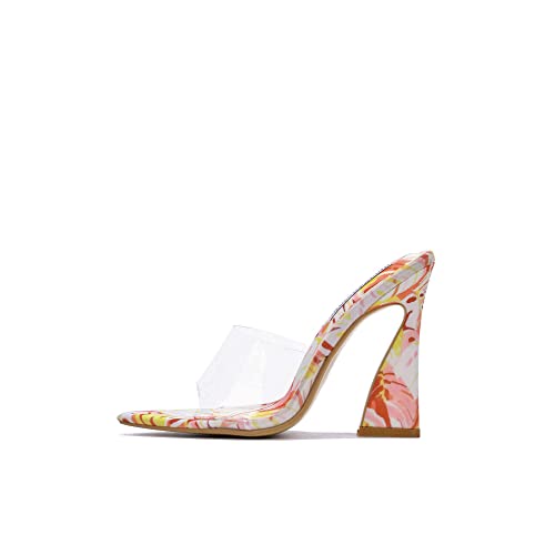 Cape Robbin Layland Clear Pointy Toe High Heels (Layland)3