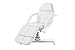 Fauteuil De Massage Hydraulique Split V2 Similicuir I Hauteur Réglable Accoudoir Amovibles I Chaise Cosmétique Multifonction, Couleur:Blanc