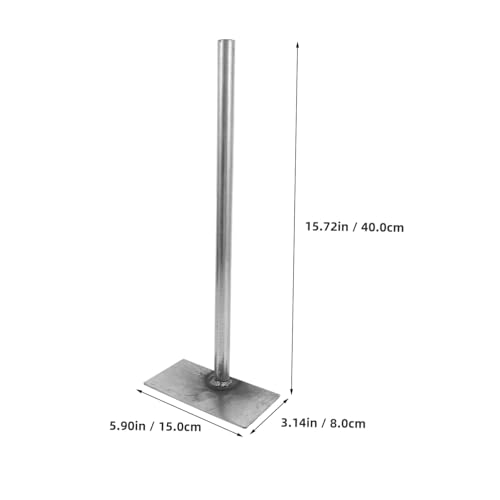 Outil de nettoyage polyvalent râteau à charbon manche long 40 cm - 3