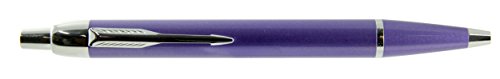 Parker IM Retractable Ball Point Pen with Medium Blue Ink (Brilliant Purple)