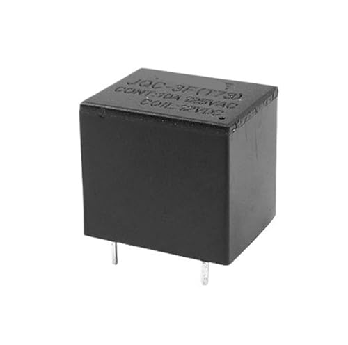 Relé JQC-3FT73 12V SPDT 5 pines para soldar en PCB interruptor electromagnético 1