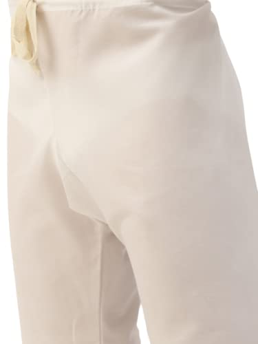 Image of SOJANYA (Since 1958 Men's Pure Cotton Mustard Embroidered Sequined Kurta