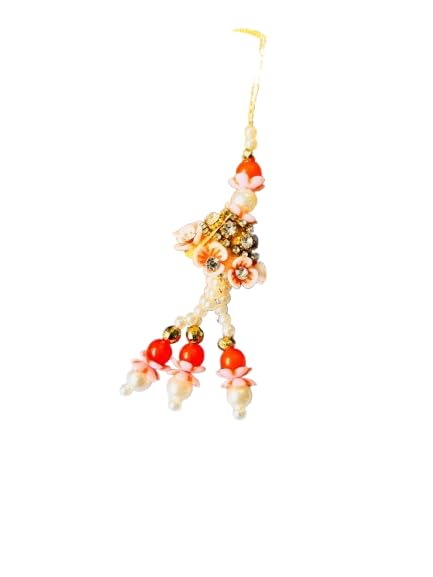 Orange Tassel Lumba Rakhi Traditional Handmade Lumba Rakhi for Sister-image-40