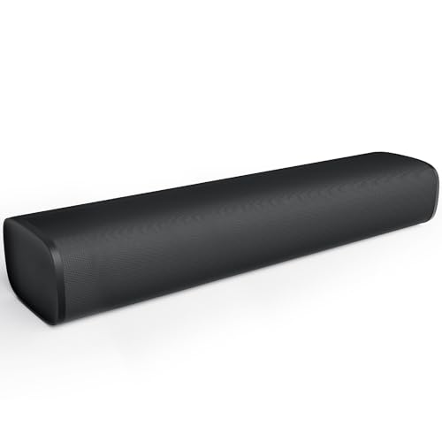 MZEIBO TV Sound Bar, Sound Bars for Smart TV Bluetooth 5.0 Soundbar 50W 17Inch Small Soundbars with HDMI-ARC/Optical/AUX Connection, TV Soundbar Surround Sound Bars (Glossy Black)