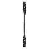 Imperial Riding Halteriemen IRHCore, Leder-Sattelriemen mit Schnalle, Schwarz, 1SIZE