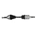 SCITOO Front Left Right CV Axle Half Shaft Fit for Hummer H3 3.5L,for Hummer H3 3.7L,for Hummer H3 5.3L,for Hummer H3T 3.7L,for Hummer H3T 5.3L 2006-2010 66-1417