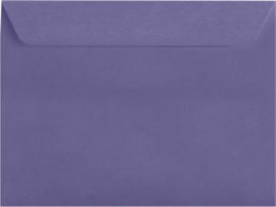 LUXPaper 6 x 9 Booklet Envelopes | Wisteria Purple | 80lb. Text | 250 Qty
