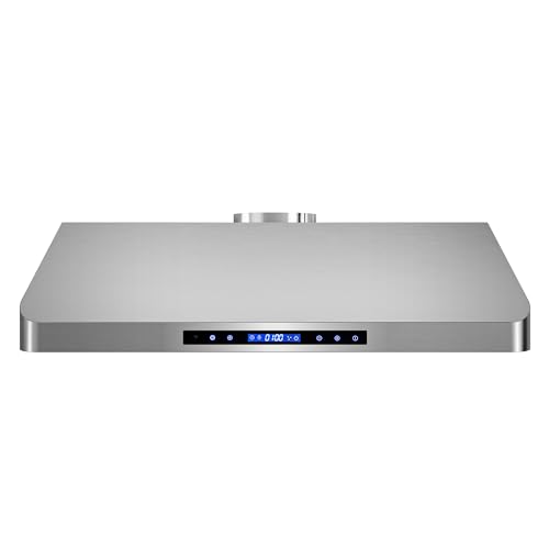 COSMO COS-QS75 30 in. Haven Collection 500 CFM Ducted Under Cabinet Range Hood, Touch Controls, LED Lights, Stainless Steel