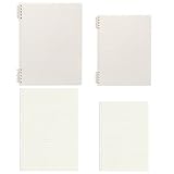 Material: Der harte PP-Einband ist wasserdicht, um das innere Papier vor Flecken oder Falten zu schützen. Lose-Blatt-Design, einfach zu ersetzen.