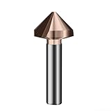 LLMWFA M35 Kobalt-Senk-Reibbohrer, Entgratungs-Fasenschneider 3 Schneiden 90°, Metallbearbeitungsbohrer aus Edelstahl, 1 Stück(8.3mm)