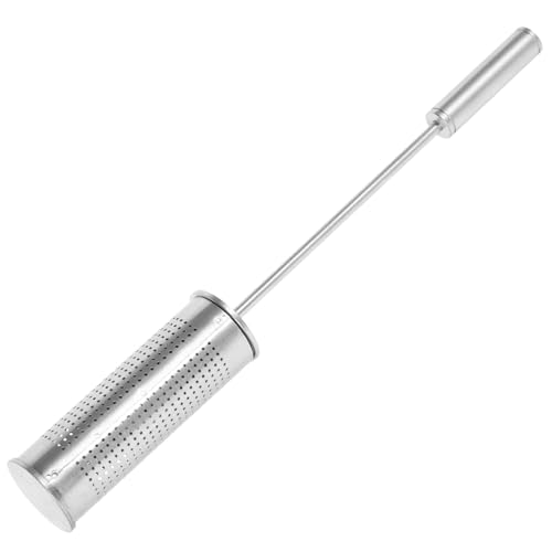 UKCOCO Colador de Té de Acero Inoxidable Tubo Filtrante Reutilizable Infusor de Té a Granel Filtro Portátil para Hojas Sueltas Uso Doméstico