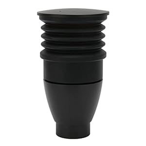 Koffiemolen, 60 g, trechter met enkele dosis, molen van aluminiumlegering, prullenbak met siliconen inzetstuk, voor schattige Eureka koffiemolen, accessoires voor molen (zwart)