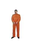 DISBACANAL Disfraz preso naranja Hannibal adulto e infantil - L
