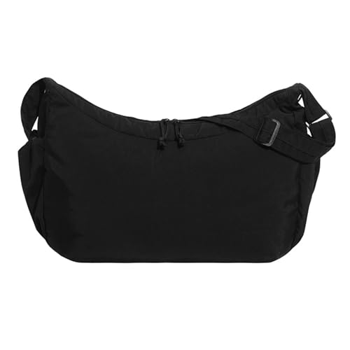 ALINUOYQ Bolso bandolera y hobo para mujer, gran capacidad con correa ajustable para viajes, compras, trabajo y uso diario, bolso tipo dumpling de nylon cruzado al cuerpo para mujer