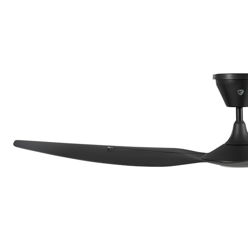 Image of Big Ass Fans Haiku Coastal 60 inch Smart Outdoor Ceiling Fan with Remote for Indoor & Covered Patio, Coastal-Rated, Corrosion-Resistant, Matte Black