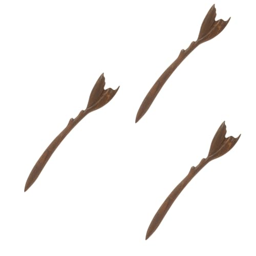Pic à cheveux en bois pour chignon stable sans abîmer les pointes