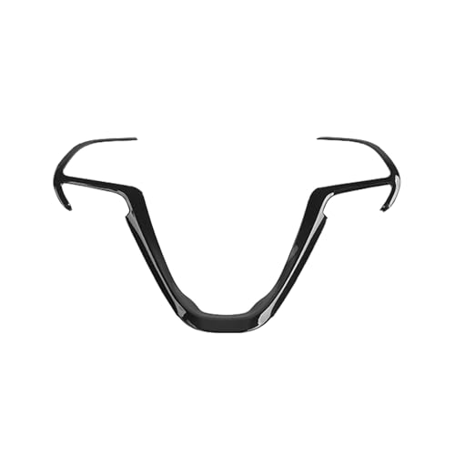 JeCar Steering Wheel Trim Cover Interior Decoration Trim Kit for 2014-2020 Jeep Grand Cherokee & Jeep Cherokee, Black