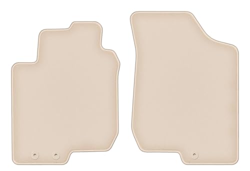 Tapis de voiture en velours beige Kia Cee'd 2006-2012 idéal pour voyages en famille