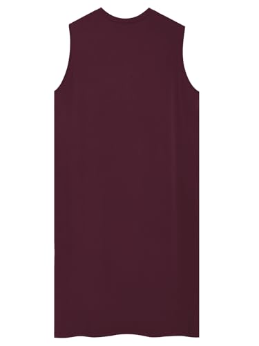 Latuza Men's Bamboo Viscose Nightshirt Sleeveless Sleep Shirt2