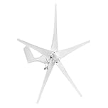 Walmeck 12V 1200W Wind Generator Charger Controller 5 Blades Wind Turbine Kit Clear Energy Windmill Home Highways Boats