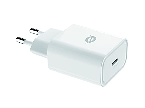 Cargador mini USB-C de 20W ideal para teletrabajo y viajes de negocios