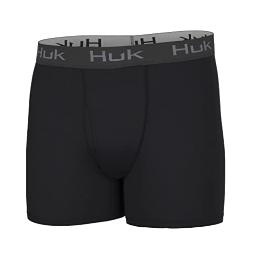HUK Men's Waypoint, Performance Dry-fit Boxer Briefs