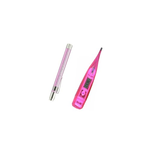 Kit Termometro Digital + Lanterna Led Rosa (ROSA)