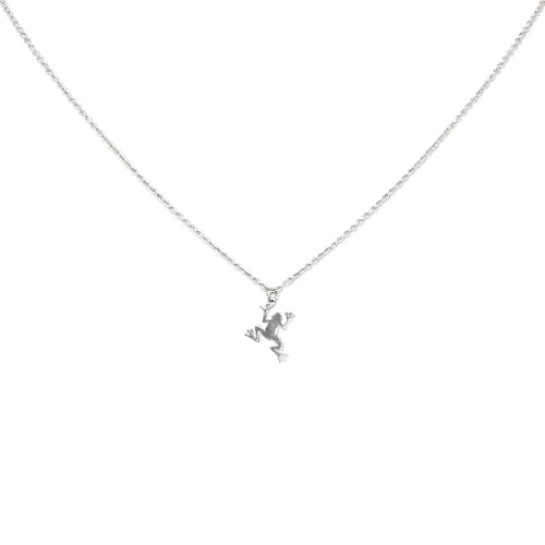 Collier étain avec pendentif grenouille Shag Wear ocean d'inspirations pour femme