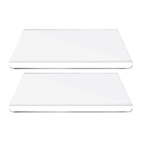 Tablas de cortar acrílicas para mostrador de cocina | Tabla de cortar transparente para encimera | Tabla de cortar acrílica antideslizante con contraborde | Apto para lavavajillas (1