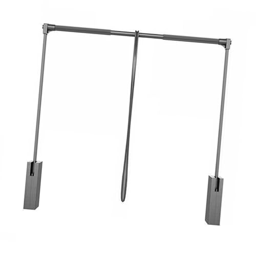 Tringle de penderie rabattable extensible et barre de penderie relevable 40 LB