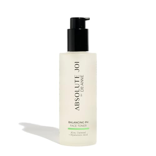 AbsoluteJOI - Tónico facial equilibrante de pH | Botella de 200 ml | Cuidado de la piel limpio para mujeres de color | Tónico equilibrado sin alcohol con aloe, avena y ácido hialurónico | Sin perfumes