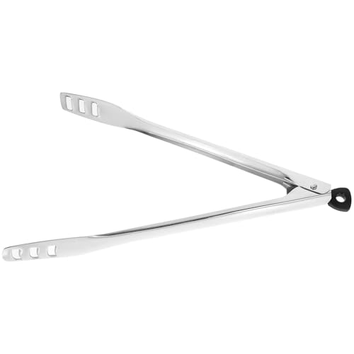 BESPORTBLE Pinzas para Barbacoa de Acero Inoxidable 304 de 30 CM Utensilios para Hornear y Asar Alimentos Pinzas para Cocina Versátiles y Resistentes para Filetes y Platos Fríos