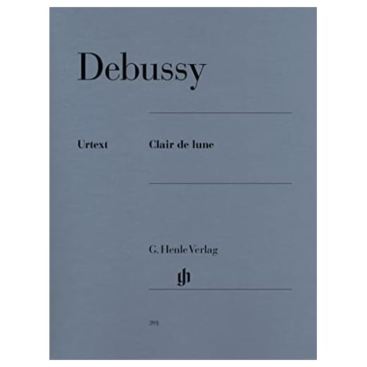 DEBUSSY - Claro de Luna para Piano (Urtext)