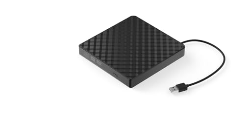 Lecteur DVD portable KRUX Unidad noir avec connexion USB pour ordinateur et PC