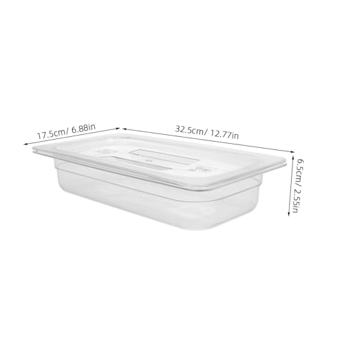 LABRIMP Multipurpose Pizza Pizza Proofing Container Plastic Container with Space-saving Design
