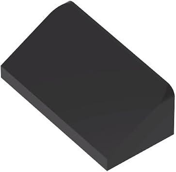 BrickBuddy Gobricks GDS-661 85984 73784 Slope 30 1x2x2/3, Black, 50 pcs