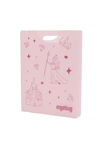 ergobag Heftebox DIN A4 inkl. Griff für mehr Ordnung im Schulranzen, durchsichtig und stabil Königin - Pink