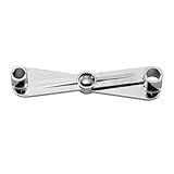 Wevdn Fuel Line Disconnect Tool, 3/4 5/8 1/2 3/8 Inch Fuel Filter Removal Tool for Quick Disconnection, Multi-Purpose Scissor Fuel Line Wrench Fit Cars Truck SUV, Car Accessories