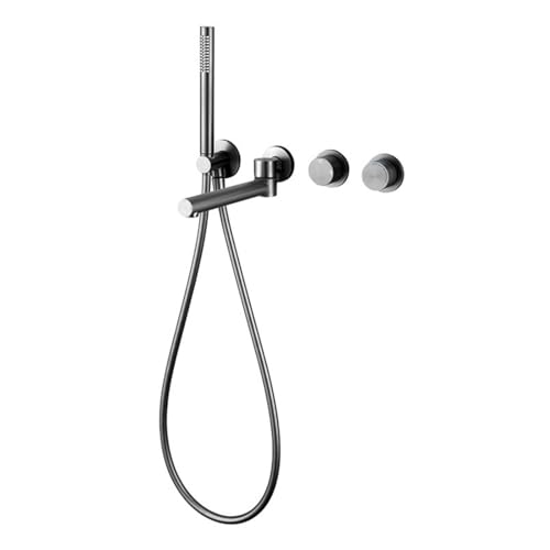 Mitigeur de bain-douche gris pour rénover votre salle de bain moderne