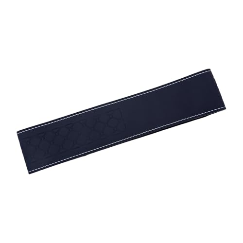 Image of Leather 25CM Universal Fit Car Steering Wheel Cover, Elastic Breathable and Odorless (Silver-5)