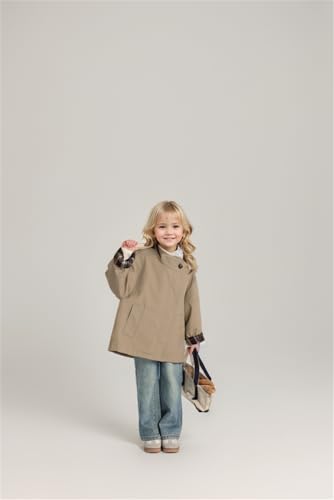 Boys & Girls Waterproof Rain Jacket Lightweight Rain Coat Hooded Windbreaker3